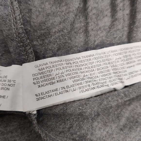 LC Waikiki Women's Short Sleeve Maxi Dress in Silver Gray Size EU 40 Casual - Picture 12 of 12